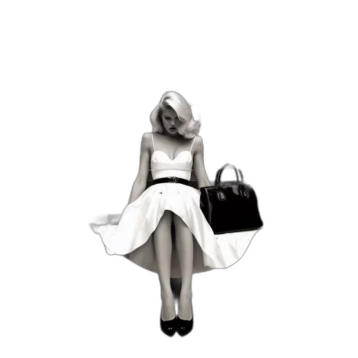 dress, photorealistic, 3d render, concept art transparent PNG cut-out