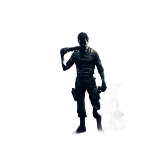 weapon, mask, staff, robot transparent PNG cut-out
