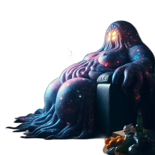 creature, dress, hair, furniture transparent PNG cut-out