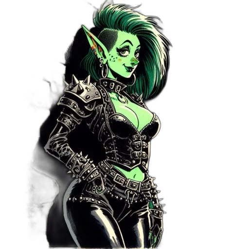 fantasy art, comic book art, concept art, pixel art transparent PNG cut-out