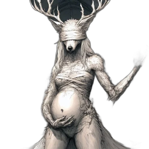 creature, crown, dress, animal transparent PNG cut-out