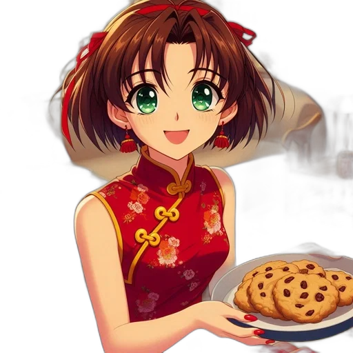 food, dress, anime, pixel art transparent PNG cut-out