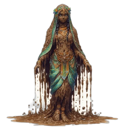 dress, creature, concept art, fantasy art transparent PNG cut-out
