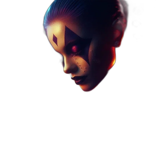 mask, face, robot, creature transparent PNG cut-out