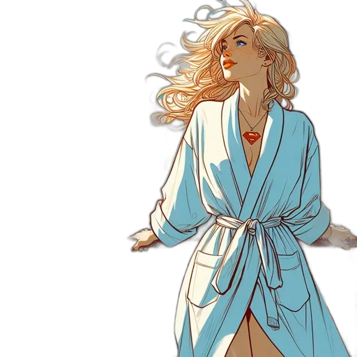 dress, concept art, comic book art, cartoon transparent PNG cut-out