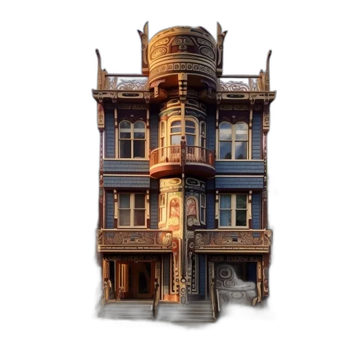 building, furniture, crown, concept art transparent PNG cut-out