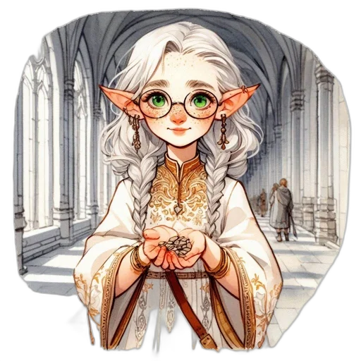 staff, dragon, fantasy art, pixel art transparent PNG cut-out