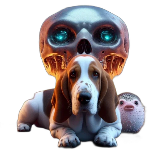 creature, animal, robot, concept art transparent PNG cut-out