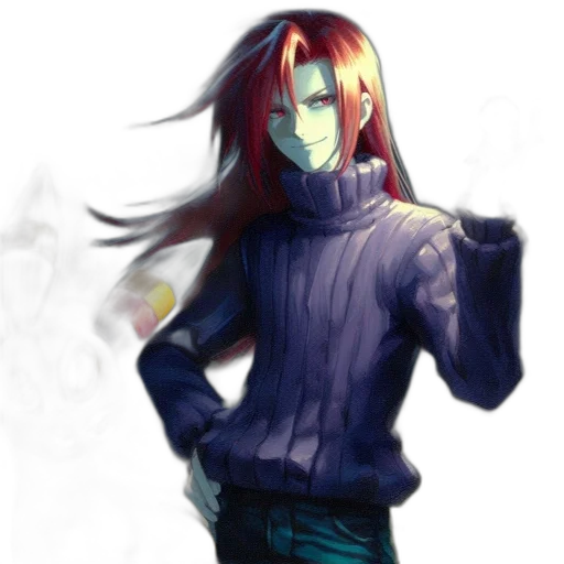 jacket, staff, robot, mask transparent PNG cut-out