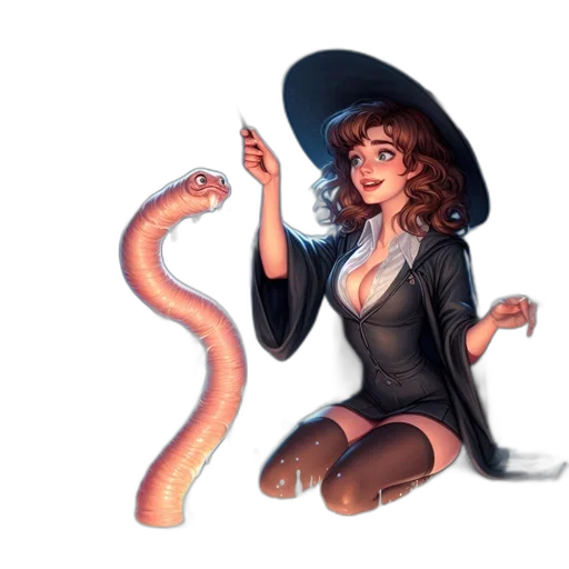 staff, creature, concept art, fantasy art transparent PNG cut-out