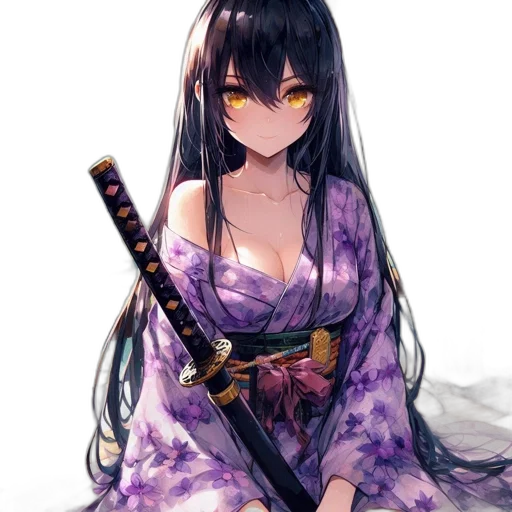 weapon, sword, dress, staff transparent PNG cut-out