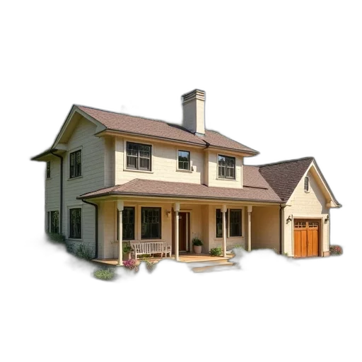 building, furniture, 3d render, photorealistic transparent PNG cut-out