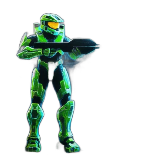 robot, weapon, concept art, 3d render transparent PNG cut-out