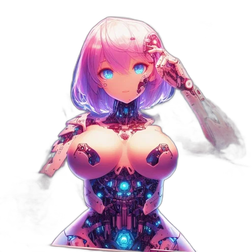 robot, dress, weapon, jewelry transparent PNG cut-out