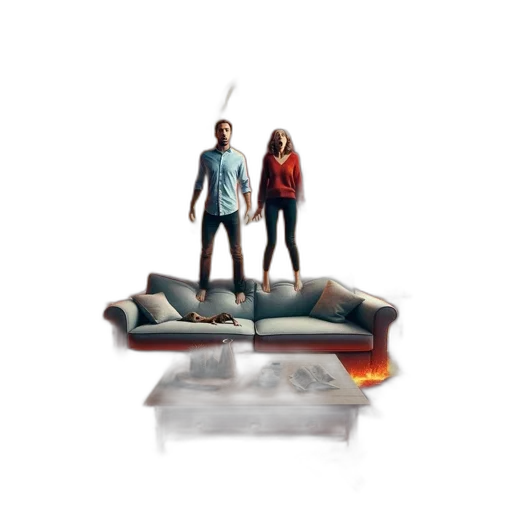 furniture, jacket, concept art, 3d render transparent PNG cut-out