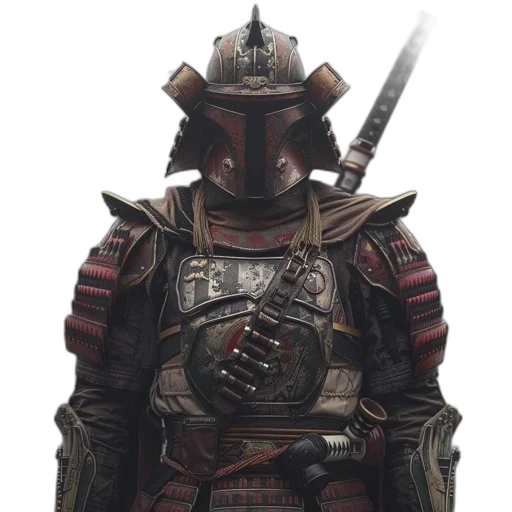 sword, mask, staff, robot transparent PNG cut-out
