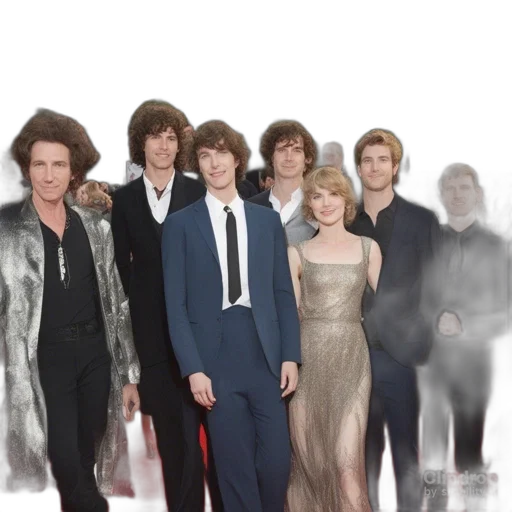 concept art, outer space, seven, individuals transparent PNG cut-out