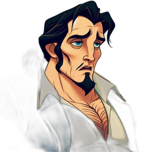 staff, face, concept art, comic book art transparent PNG cut-out