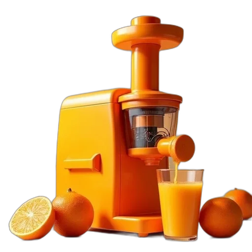 food, robot, 3d render, large transparent PNG cut-out