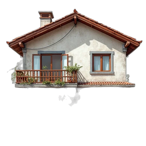 building, furniture, 3d render, photorealistic transparent PNG cut-out