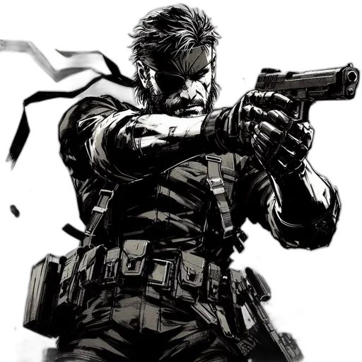 weapon, comic book art, concept art, cyberpunk transparent PNG cut-out