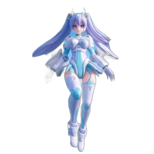 robot, 3d render, concept art, anime transparent PNG cut-out