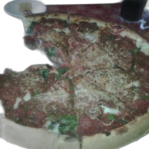 food, deep, dish, pizza transparent PNG cut-out