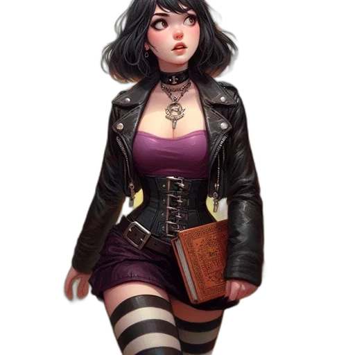 jacket, dress, concept art, fantasy art transparent PNG cut-out