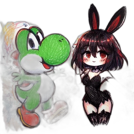 pixel art, concept art, 3d render, cartoon transparent PNG cut-out