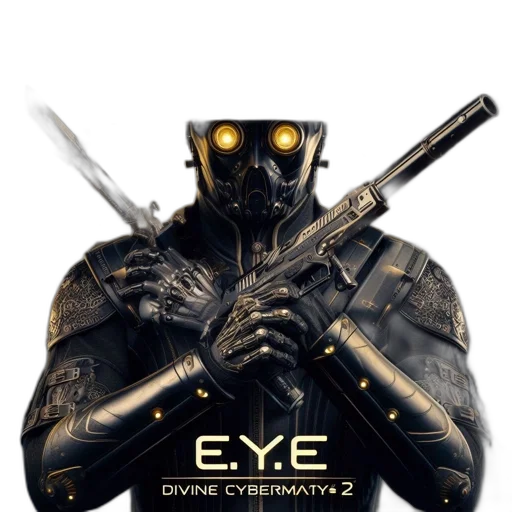 mask, robot, face, weapon transparent PNG cut-out