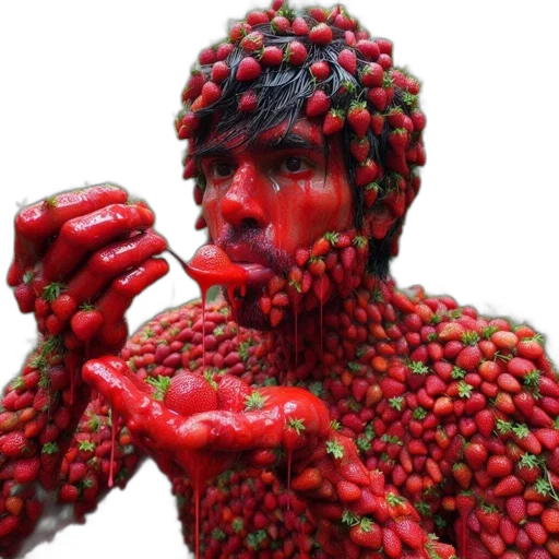 food, creature, face, robot transparent PNG cut-out