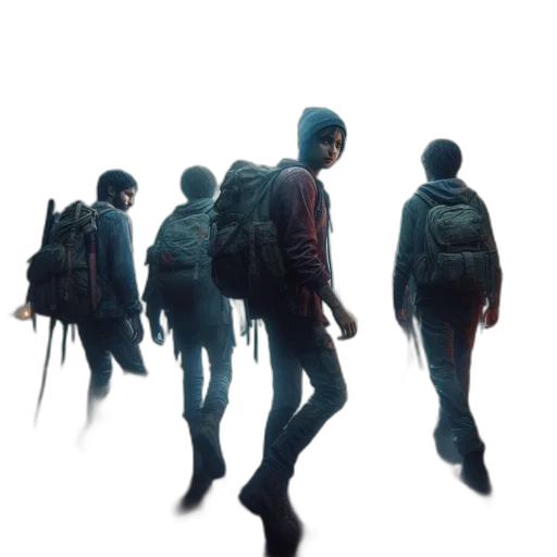 jacket, concept art, 3d render, pixel art transparent PNG cut-out