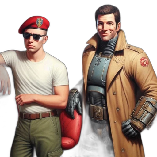 jacket, concept art, comic book art, 3d render transparent PNG cut-out