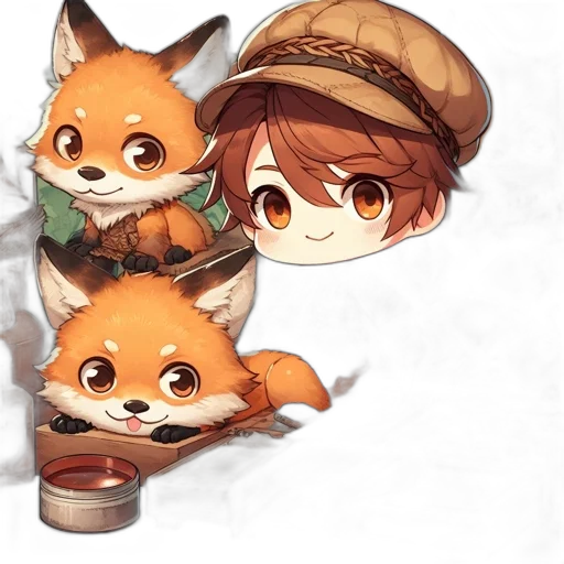 hat, staff, animal, mask transparent PNG cut-out