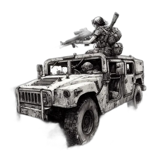 weapon, car, concept art, comic book art transparent PNG cut-out