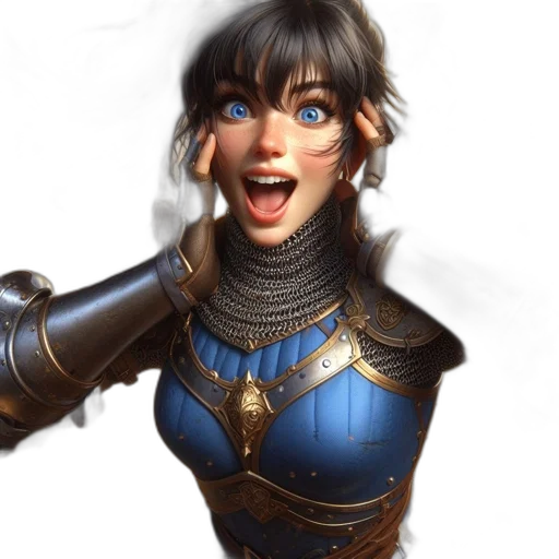 face, sword, weapon, concept art transparent PNG cut-out