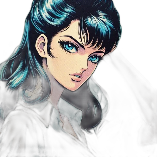comic book art, anime, fantasy art, concept art transparent PNG cut-out