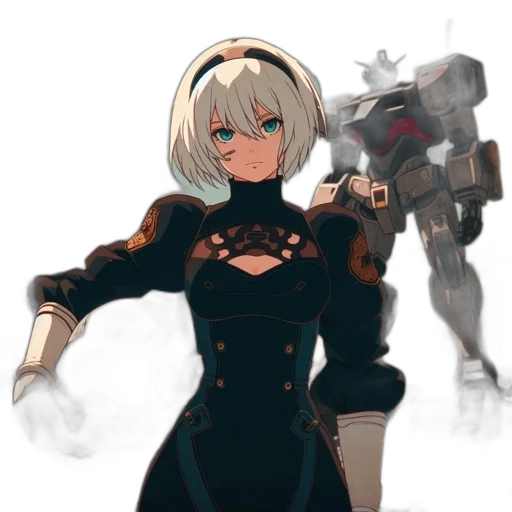 robot, weapon, dress, jacket transparent PNG cut-out