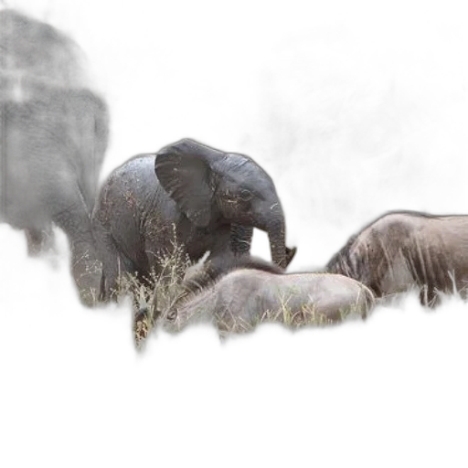 animal, creature, concept art, photorealistic transparent PNG cut-out