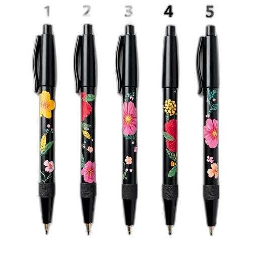 umbrella, set, six, black transparent PNG cut-out