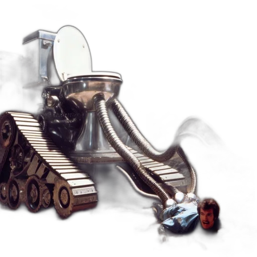 robot, weapon, car, bottle transparent PNG cut-out