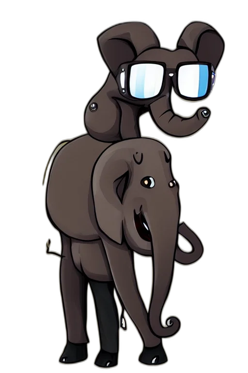 animal, staff, creature, cartoon transparent PNG cut-out