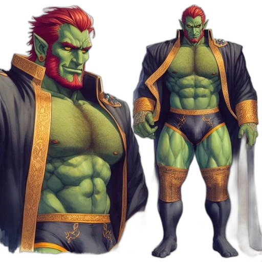 concept art, comic book art, fantasy art, 3d render transparent PNG cut-out