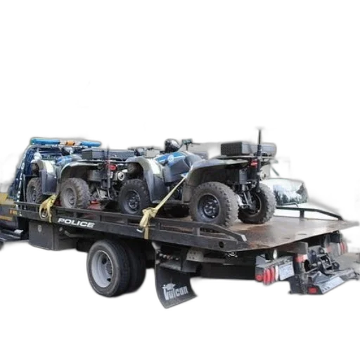 car, robot, police, tow transparent PNG cut-out