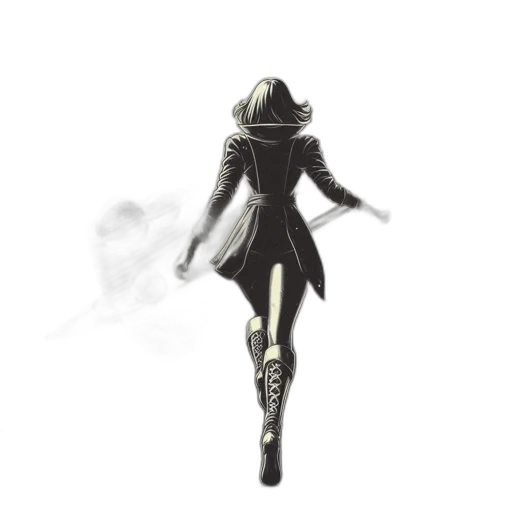 robot, dress, staff, mask transparent PNG cut-out