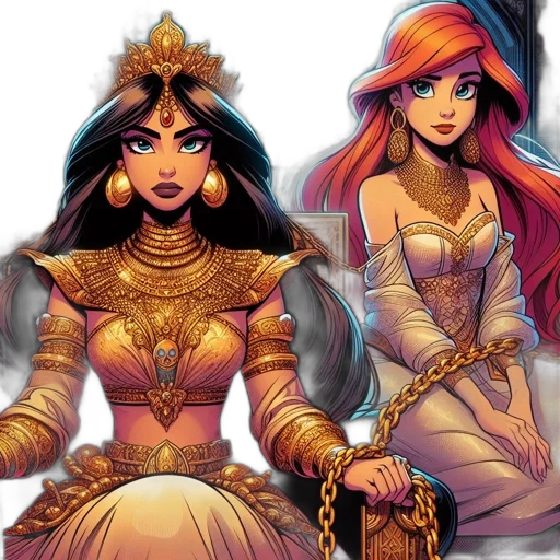 jewelry, crown, fantasy art, comic book art transparent PNG cut-out