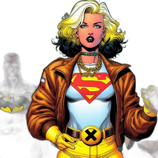 comic book art, concept art, two, characters transparent PNG cut-out