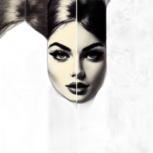 mask, face, crown, comic book art transparent PNG cut-out