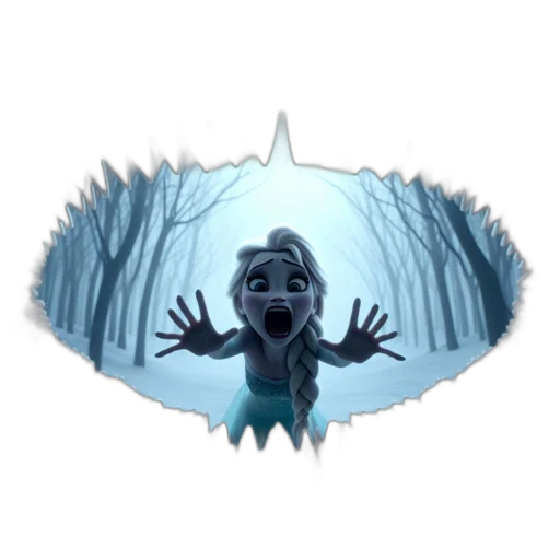 creature, crown, mask, face transparent PNG cut-out