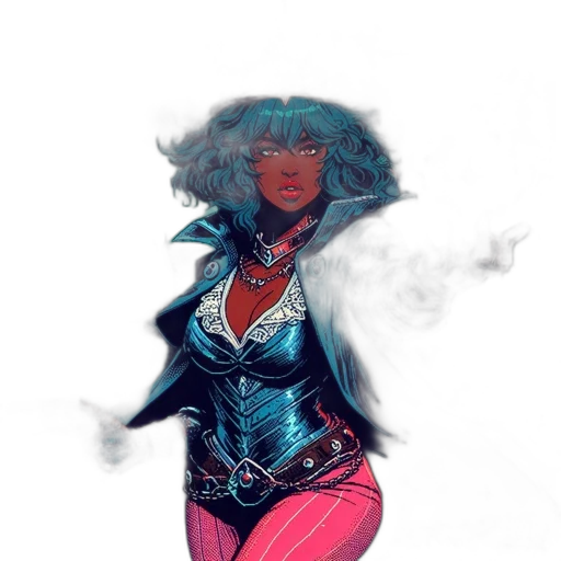 comic book art, concept art, fantasy art, photorealistic transparent PNG cut-out